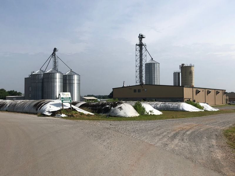 The Hart AgStrong seed-crushing plant in Trenton, Ky. has played a role in the Georgia race for governor.
