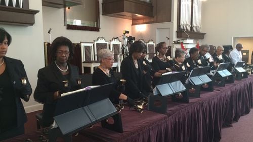 Friendship Baptist Church held its final service on Mitchell Street on Sunday, May 25, 2014. The 152-year-old church has been sold to make way for the new Atlanta Falcons stadium.