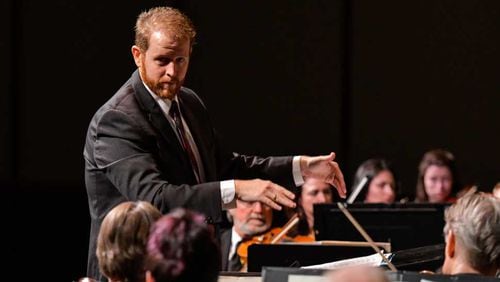 Timothy Verville is the conductor and director of the Georgia Symphony Orchestra.