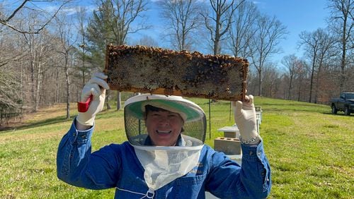 Virginia Webb, likely the world's greatest beekeeper, produces honey at multiple locations around Clarkesville, about an hour north of Atlanta.