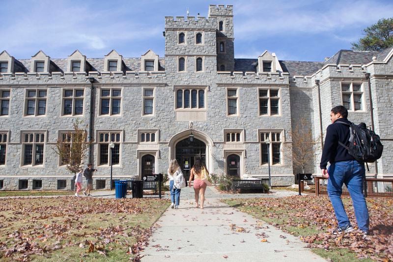 Oglethorpe University's enrollment reached its highest level at more than 1,500 students this fall. (Christina Matacotta / AJC file photo)