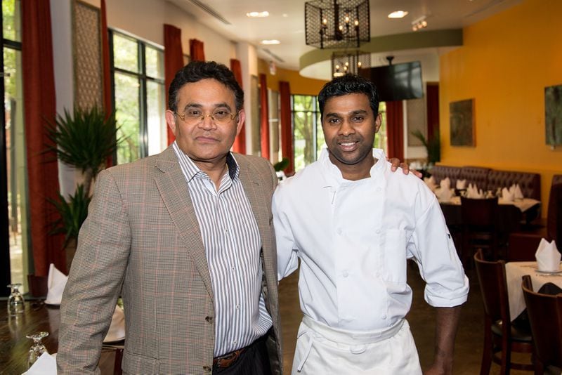 Jai Ho partner Paul Nair (left) and chef Vijeesh Parayil. CONTRIBUTED BY MIA YAKEL