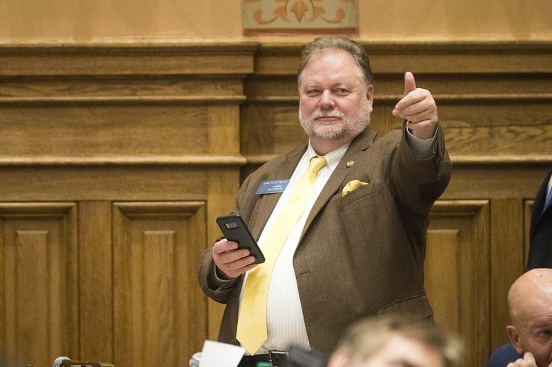 Georgia State Sen. Jeff Mullis, R-Chickamauga, sponsored the leadership committee legislation. (ALYSSA POINTER/ALYSSA.POINTER@AJC.COM)
