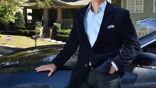 Steven Prediletto bought an electric car and then decided to add solar panels to his Brookhaven home. He financed $30,000 worth of solar panels through a third-party leasing firm in California. BRANT SANDERLIN/BSANDERLIN@AJC.COM