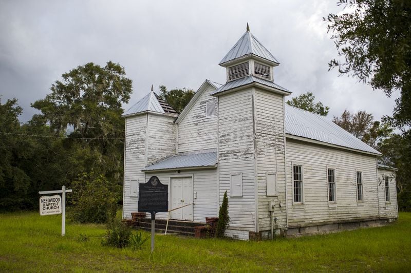 The Needwood Baptist Church in Brunswick is one of the oldest African-American churches in Georgia. This building dates to the 1870s though the church was established in 1866. CONTRIBUTED: HALSTON PITMAN/NICK WOOLEVER/MOTOR SPORTS MEDIA