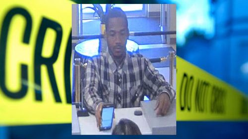 Police are seeking this man in connection with two bank robberies in the Norcross area.