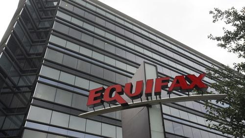FILE - This July 21, 2012, file photo shows the Equifax offices in Atlanta. On Monday, Sept. 11, 2017. (AP Photo/Mike Stewart, File)