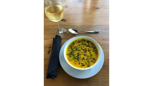 Butternut squash soup from Century House Tavern