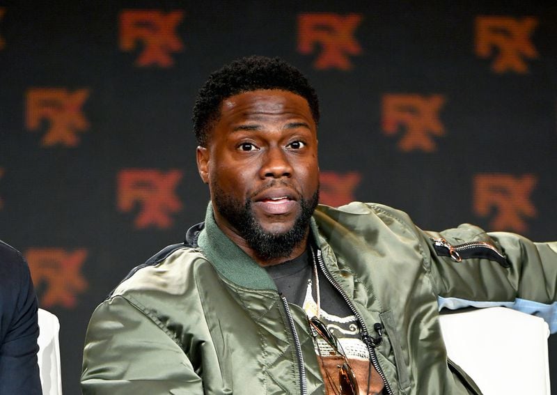 Kevin Hart speaks during the FX segment of the 2020 Winter TCA Tour at The Langham Huntington, Pasadena on Jan. 9, 2020 in Pasadena, California. (Amy Sussman/Getty Images/TNS)