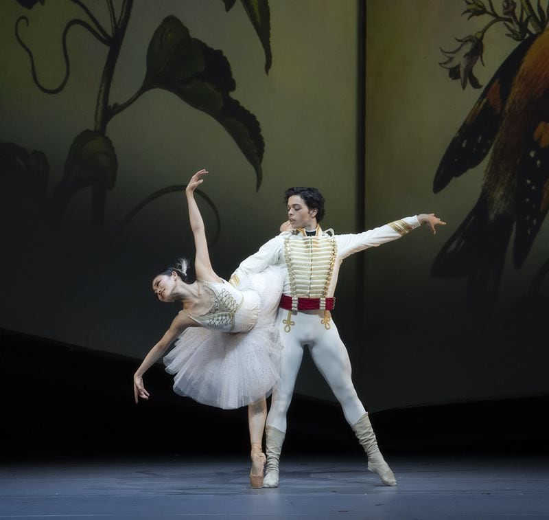 Atlanta Ballet dancers Airi Igarashi and Sergio Masero-Olarte perform in a recent staging of "The Nutcracker." Courtesy of Gene Schiavone