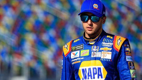 Chase Elliott walks tall in Daytona in advance of qualifying for the 500. (Cliff Hawkins/Getty Images)