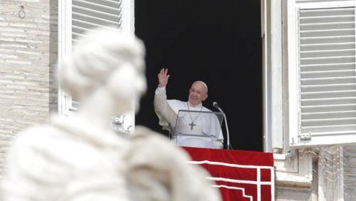 Pope Francis apologized to the crowd in St. Peter's Square after getting stuck in an elevator caused him to arrive seven minutes late.