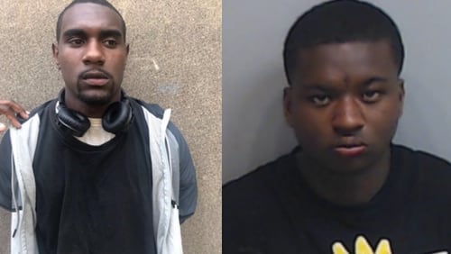 Brandon Hunt (left) and Zaquaris Carter were arrested in separate groping cases downtown.