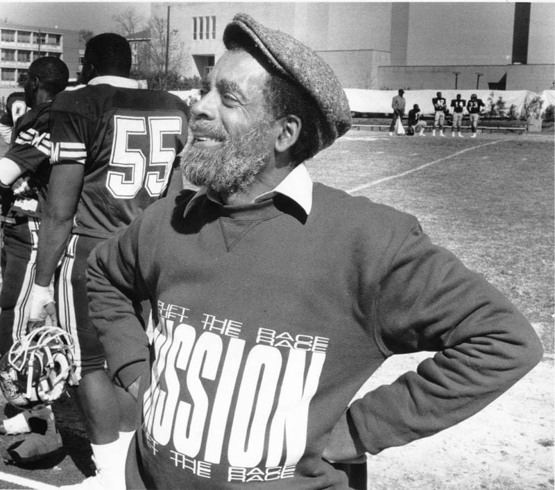 William Lee, Spike Lee's father, watches his son work on his film "School Daze"in  1987. Morehouse kicked the production off campus, forcing the fictional “Mission College” to move to Morris Brown. Johnny Crawford/AJC