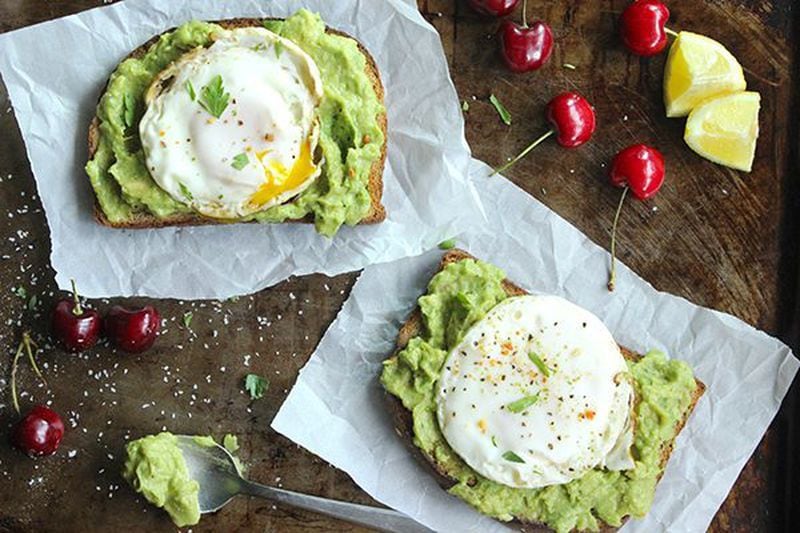 Give whole grain toast a punch of power by adding an avocado or an egg.