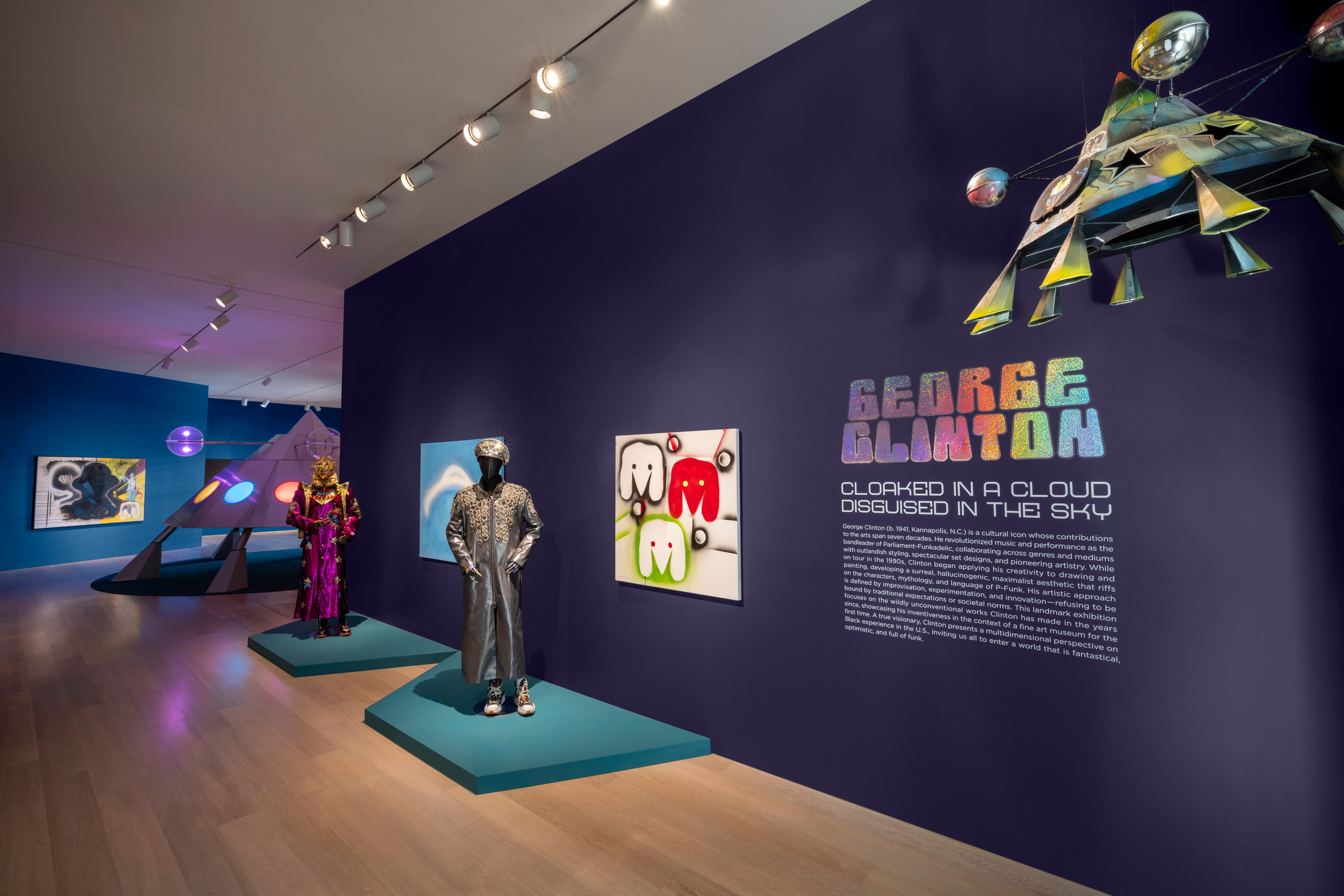 Funk legend George Clinton brings first public art exhibition to