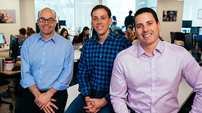 Axios co-founders (from left) Mike Allen, Jim VandeHei and Roy Schwartz