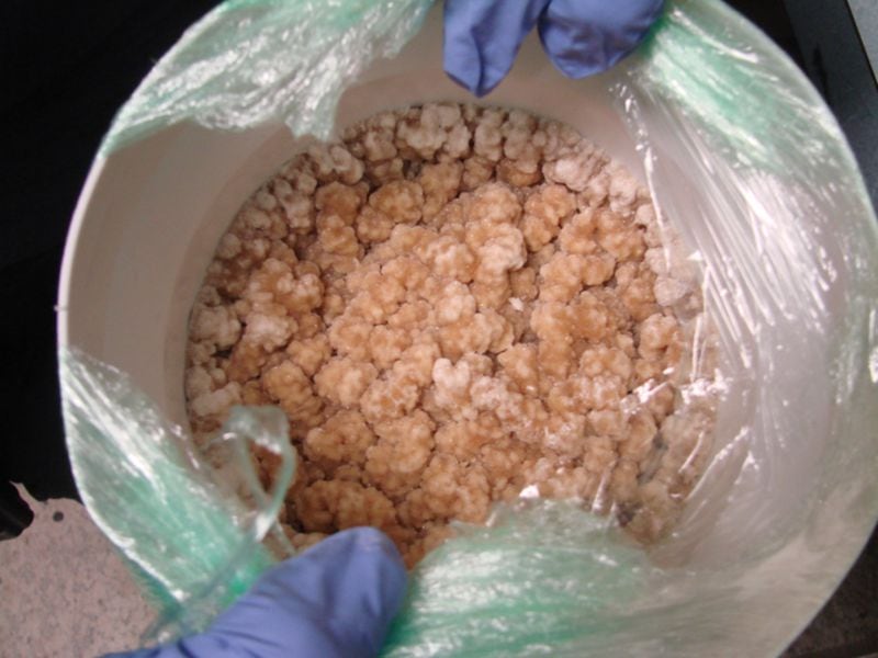 Investigators valued the methamphetamine found in the man's car at $120,000.