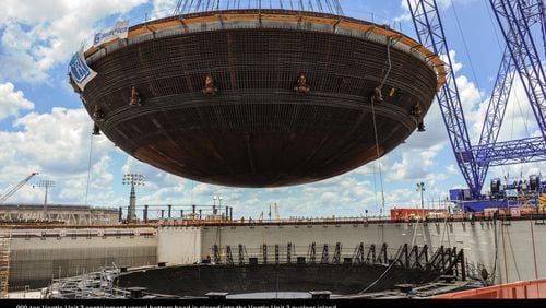 Critics of Plant Vogtle want Georgia’s utility regulator to hold emergency public hearings on the nuclear power project after its key contractor filed bankruptcy. Photo: Georgia Power