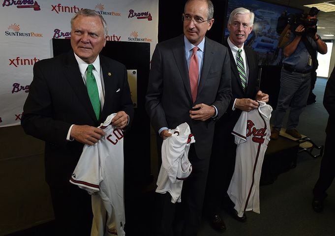 Photos: Braves, Comcast announce stadium deal