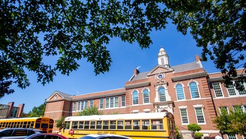 Druid Hills High renovations are slated for funding from the DeKalb County School District's special sales tax for education. But the school board has yet to vote on a plan to spend the extra funding. (Jenni Girtman for The Atlanta Journal-Constitution)