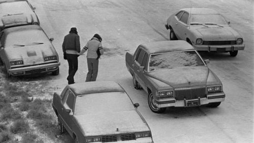 Snow Jam '82: If you lived in or around Atlanta in January 1982, you remember where you were, what you were doing and, perhaps, how you simply walked away from your car on the interstate. GEORGE A. CLARK -- AJC FILE