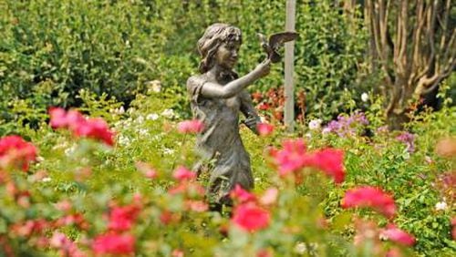 The Carter Center's popular Rose Garden — with more than 40 colorful varieties, plus circular sidewalks and benches for relaxed viewing — is open daily from 6 a.m. to dark.