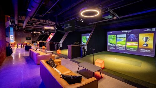 Five Iron Golf is set to open in late January, with golf simulators in addition to food and beverages. Courtesy of Five Iron Golf