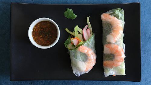 Ingredients for Citrusy Summer Rolls, a gluten-free, no-cook meal, are simple: Cut up a bunch of fresh seasonal vegetables, toss in some shrimp, chicken or tofu, and gift-wrap the whole shebang in chewy rice paper wrappers. Contributed by Kellie Hynes