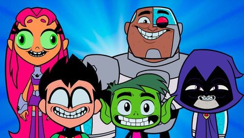 “Teen Titans Go! To the Movies” is a deliriously demented and gleeful skewering of DC Comics characters, superhero movies and Hollywood in general that’s one long inside joke — with musical numbers! Contributed by Warner Bros.