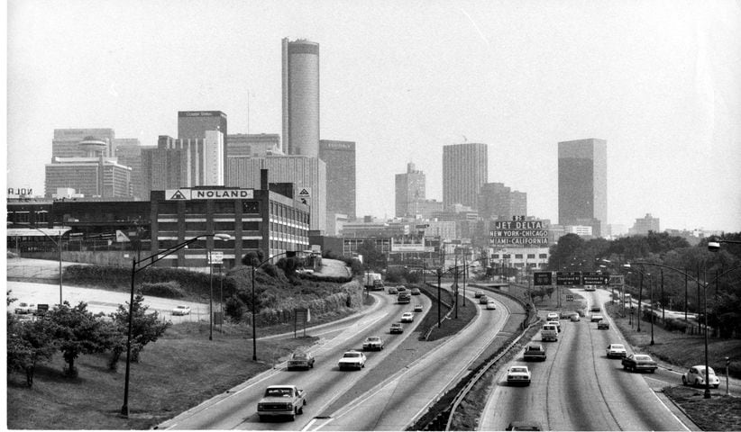 Downtown Connector in 1977