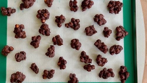 Treat yourself with guilt-free chocolate clusters. CONTRIBUTED BY KELLIE HYNES