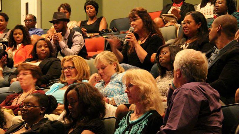The crowd at the Great Love Debate Atlanta. April 2014.