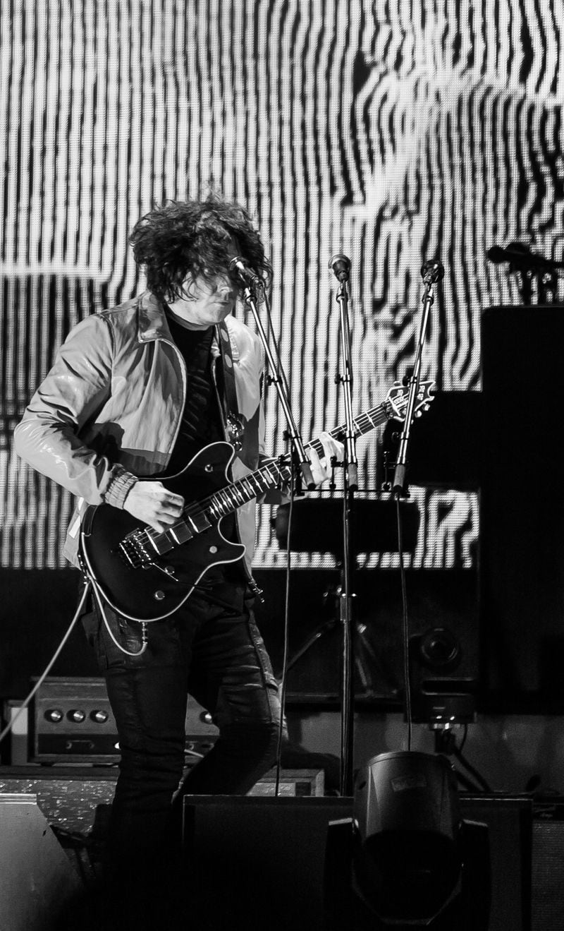  Jack White performs at Shaky Knees Music Festival on May 4, 2018. Photo: Ryan Fleisher/Special to the AJC