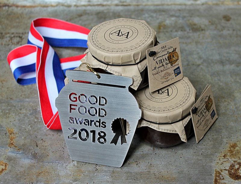 Alta Cucina Italia’s Vidalia onion balsamic jam won the 2018 Flavor of Georgia competition and a 2018 Good Food award. Courtesy of Alta Cucina Italia