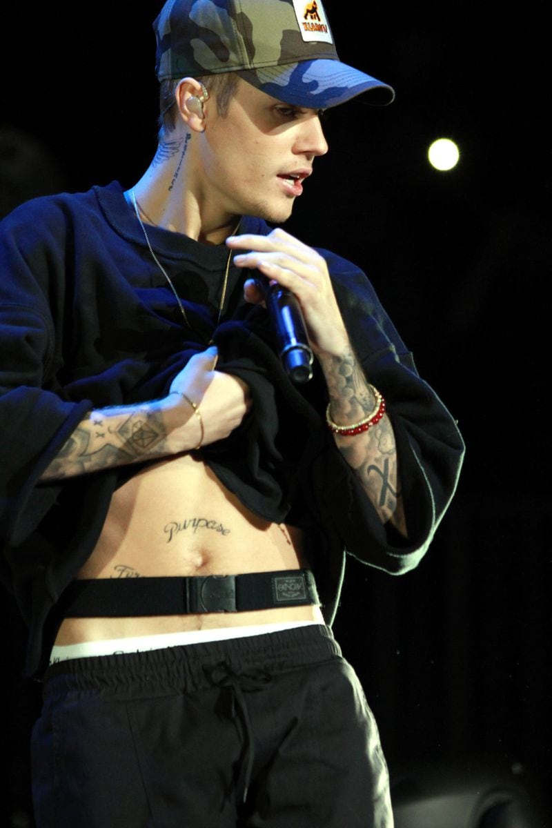 Bieber joked that he needed some time in the gym. Photo: Robb D. Cohen/www.RobbsPhotos.com.