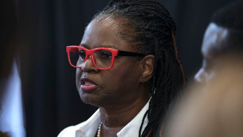 DeKalb County School Board Chair Vickie Turner was one of four board members who voted to fire Cheryl Watson-Harris as the district's superintendent. (Natrice Miller / natrice.miller@ajc.com)