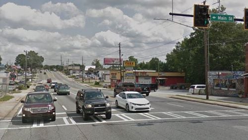 Tucker’s Main Street between Lawrenceville Highway and Railroad Avenue will be closed to through-traffic in early March for street repairs. Google Earth