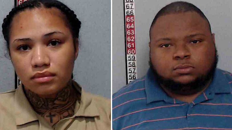 Selena Holmes (left) reportedly paid GED instructor DaShawn Melvin (right) $1,000 each time he brought drugs into Pulaski State Prison.