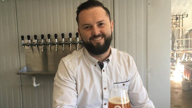 Chase Medlin, who recently opened Contrast Artisan Ales, used to be the head brewer at Twain’s Brewpub & Billiards in Decatur. CONTRIBUTED BY BOB TOWNSEND