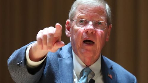As chairman of the U.S. Senate Ethics Committee, Georgia U.S. Sen. Johnny Isakson could have a full plate, with potential investigations into the behavior of Minnesota U.S. Sen. Al Franken and New Jersey U.S. Sen. Bob Menendez. A Roy Moore victory in Alabama’s special Senate election, which could spark an effort in the chamber to expel him, would just make Isakson busier. Curtis Compton/ccompton@ajc.com