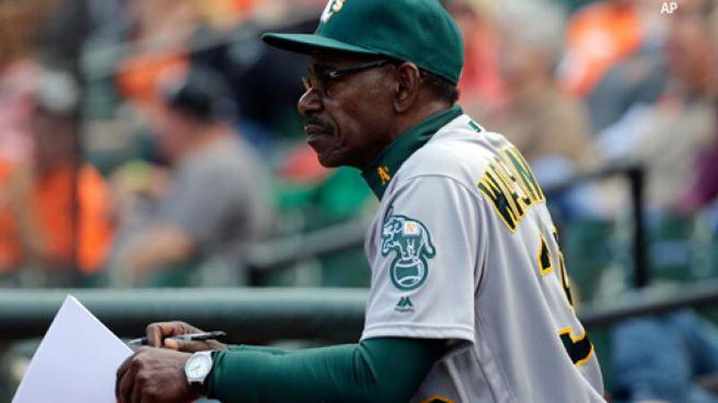 Ron Washington was highly regarded for his work with Oakland infielders before he became a Rangers manager. He served again as A's third-base coach last season, now will have that role with the Braves in 2017. (AP file photo)