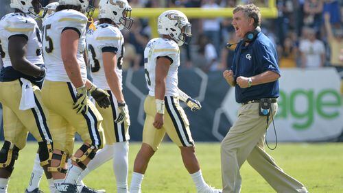 Georgia Tech's win over Georgia Southern ended a three-game skid but what can the Jackets accomplish in their last five regular season games? (Hyosub Shin / hshin@ajc.com)