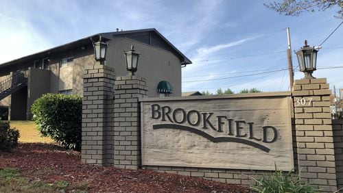 Brookfield Apartments in East Point had one of the town’s highest numbers of 9-1-1 calls even though it was one of its smaller complexes. WILLOUGHBY MARIANO/wmariano@ajc.com