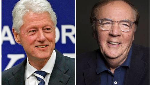 Former president Bill Clinton, left, and best-selling author James Patterson have co-written a thriller, "The President Is Missing."