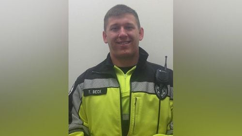 <p>Georgia Tech police Officer Tyler Beck is accused of shooting a student.</p>