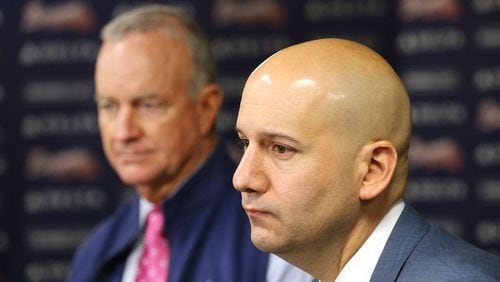 Former Braves President of Baseball Operations John Hart and General Manager John Coppolella are both out of the organization.  Curtis Compton /ccompton@ajc.com