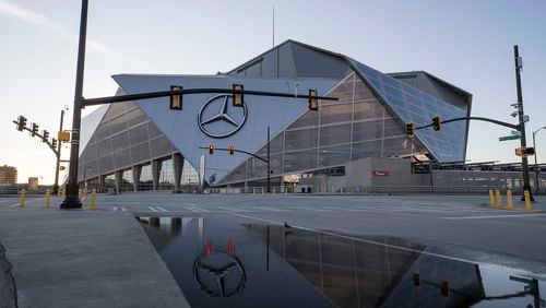 There will be no fans in Mercedes-Benz Stadium for Falcons games through at least September.