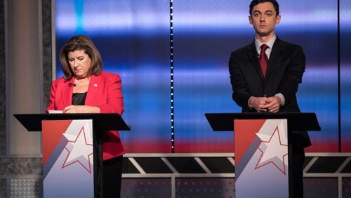 Their divisions over health care produced one of the tensest moments in a recent debate between the two 6th Congressional District candidates, Republican Karen Handel and Democrat Jon Ossoff. BRANDEN CAMP/SPECIAL