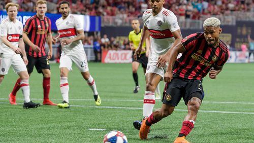 Atlanta United hosted Chicago in an MLS game on Saturday at Mercedes-Benz Stadium. (Atlanta United)
